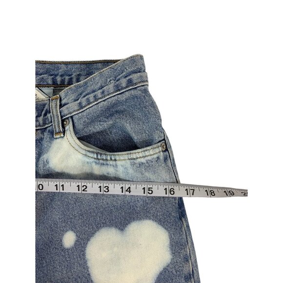 Calvin Klein Women's Classic Double Wash Distressed Jeans - Picture 5 of 7